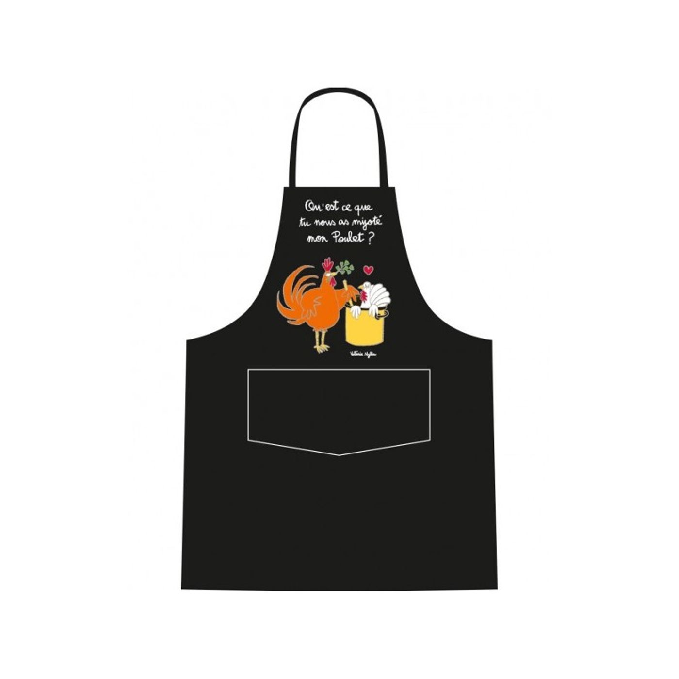 Tablier adulte Qu’est-ce que tu nous as mijoté mon poulet ?